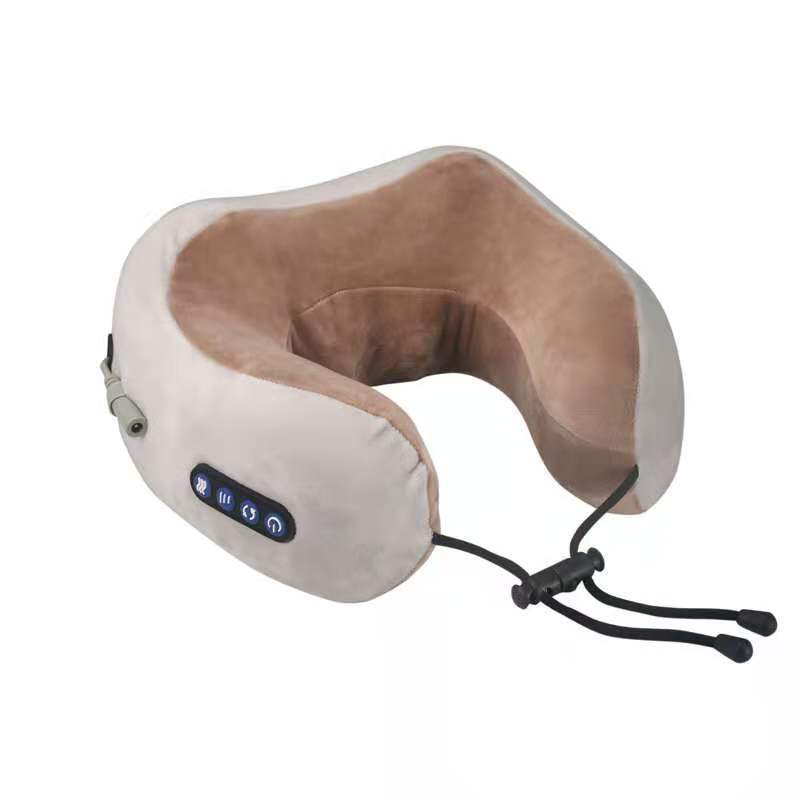 Dispositivo de masaje de cuello con almohada, masajeador eléctrico de cuello, masajeador de hombros, espalda y cervicales para relajación corporal