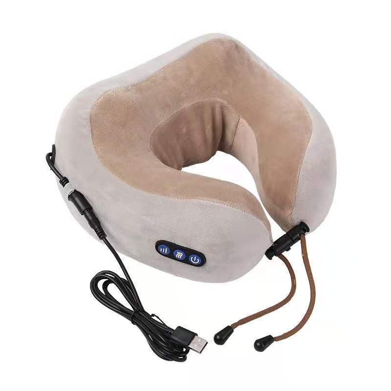 Pillow Neck Massage Device Electric Neck Massager Apparatus Shoulder Back Cervical Massager For Body Relaxation