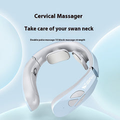 Electric Neck Massager EMS Pulse Rechargeable USB