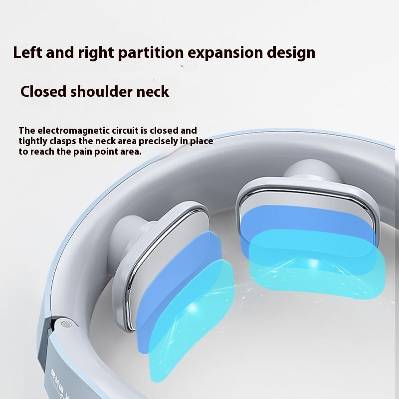 Masajeador de cuello eléctrico EMS Pulse recargable por USB