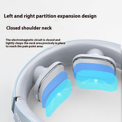 Electric Neck Massager EMS Pulse Rechargeable USB