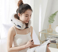 Pillow Neck Massage Device Electric Neck Massager Apparatus Shoulder Back Cervical Massager For Body Relaxation