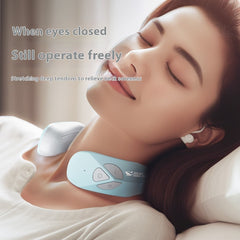 Electric Neck Massager EMS Pulse Rechargeable USB